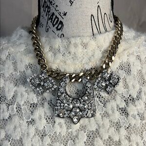 Faux Gold and Silver Statement Necklace from White House Black Market